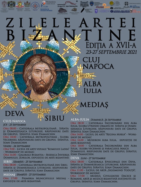 Expoziție de artă bizantină - lucrări realizate în tehnica mozaicului, inspirate din mozaicul bizantin, grecesc și roman