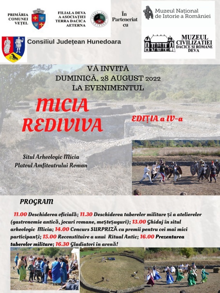 Festivalul „Micia Rediviva” și „Ziua Porților Deschise” pe șantierului arheologic Micia
